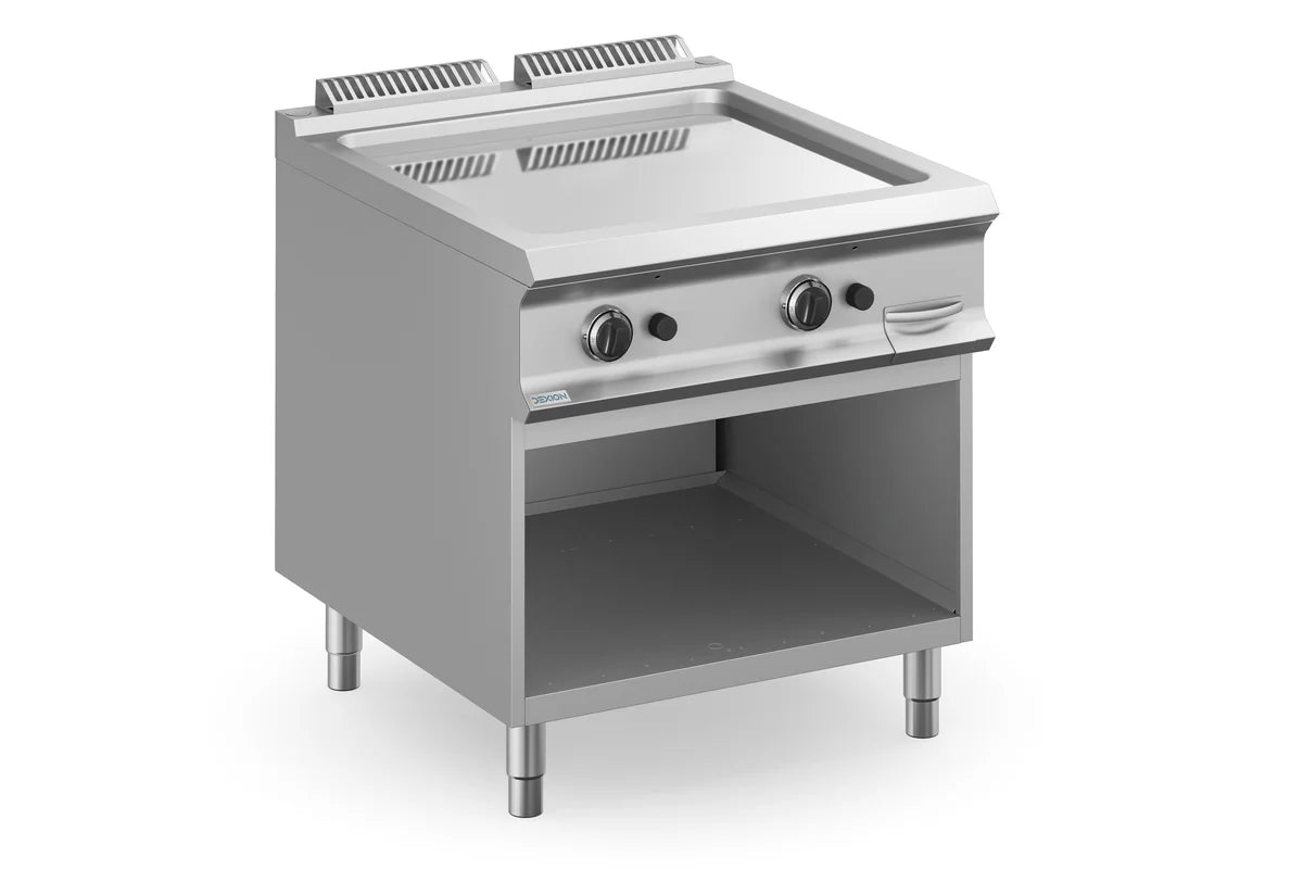 Gasgrillplatte Dexion Lux 980 - 80/90 - glatt, verchromt - 18,4 kW