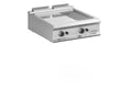 Gas-Grillplatte Dexion Lux 980 - 80/90 - 2/3 glatt, 1/3 gerillt, verchromt - Tischgerät - 18,4 kW