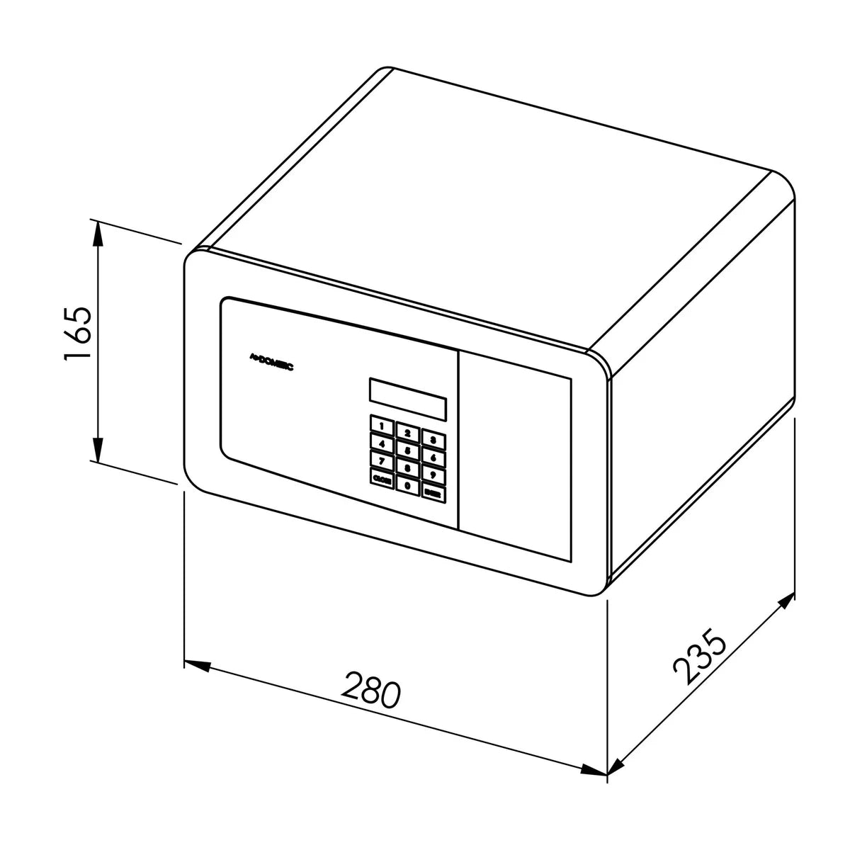 Dometic Hotelsafe MD 283 Premium Class