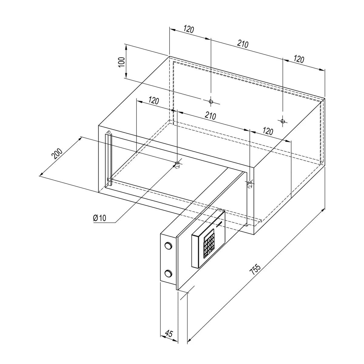 Dometic Hotelsafe MD 450 Standard Class