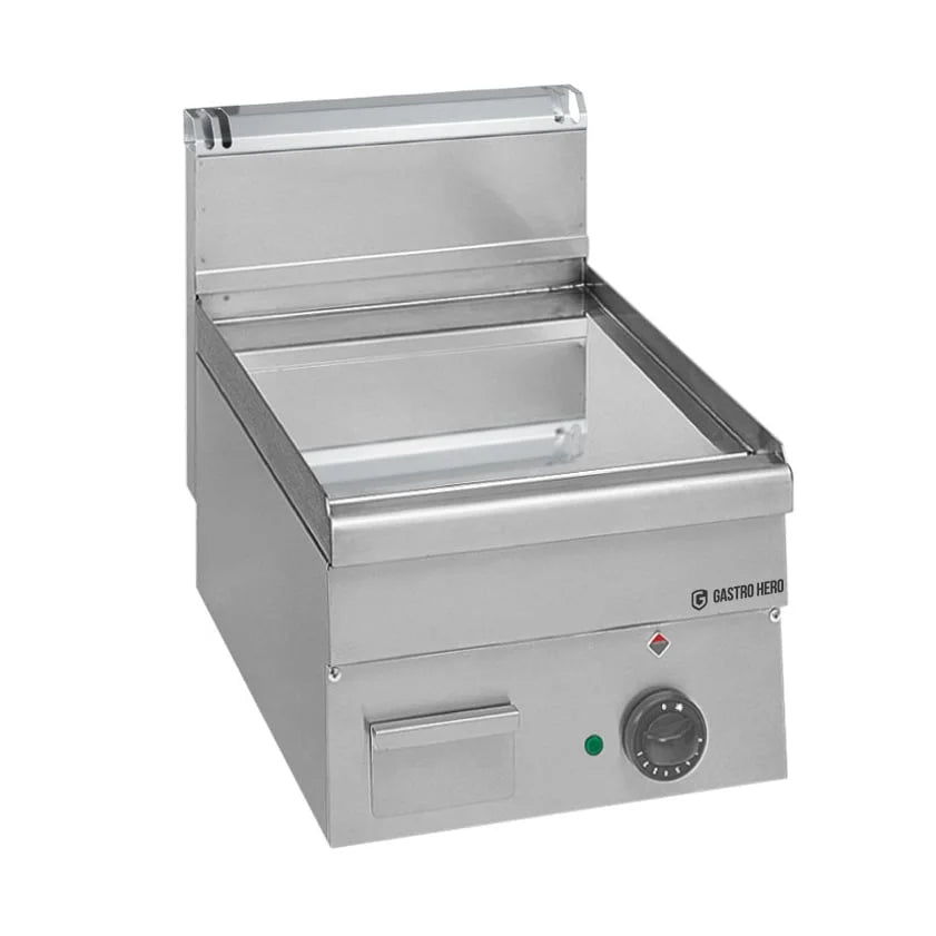 Elektro-Grillplatte Serie 600 - 40/60 - glatt, verchromt - Tischgerät - 5 kW