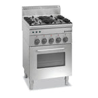 Gasherd Serie 600 - 60/60 mit Elektrobackofen,  Umluft und Elektrogrill