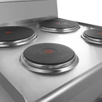 Elektroherd Serie 600 - 60/60 mit Elektrobackofen und Elektrogrill - 4 Kochfelder 11,7 kW