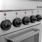 Elektroherd Serie 600 - 60/60 mit Elektrobackofen und Elektrogrill - 4 Kochfelder 11,7 kW