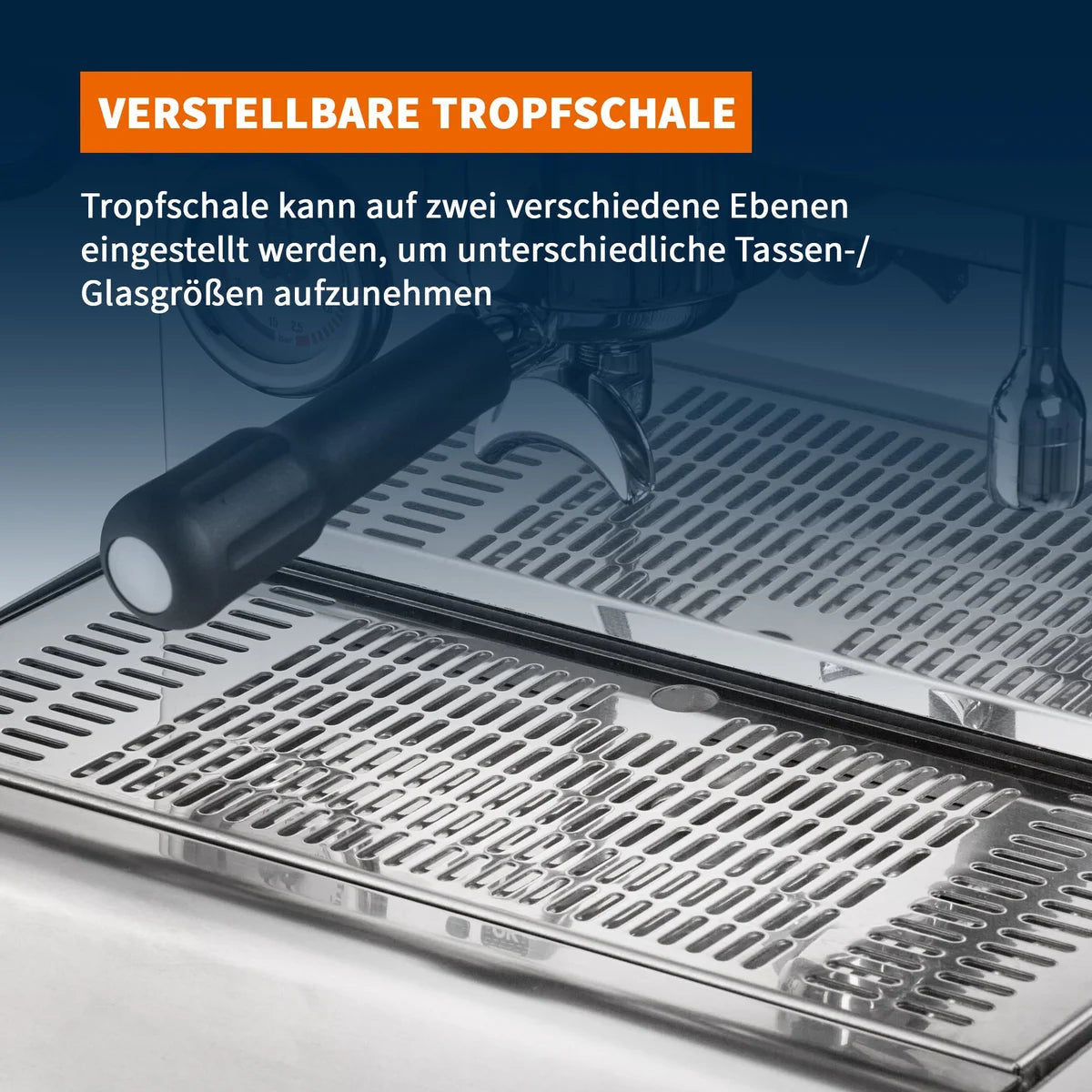 Espressomaschine MILANO 1 GR Automatik inkl. Preinfusionssystem