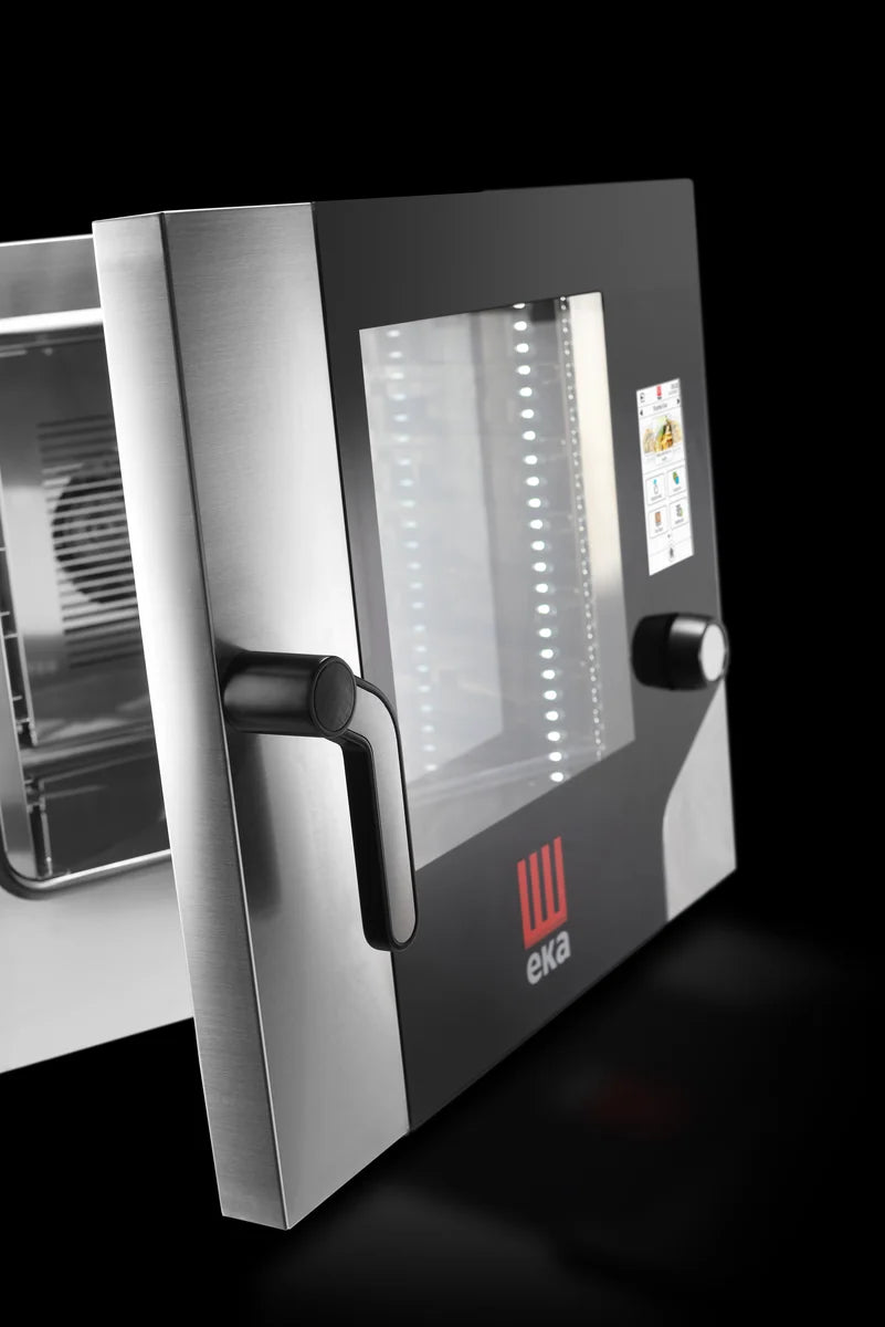Tecnoeka KOMPAKTER Kombi-Ofen  6 x GN 2/3 mit Dampfgarer und Touchscreen
