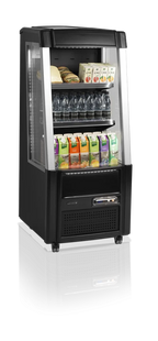 Tefcold Standkühlvitrine ODC60BLACK offen schwarz