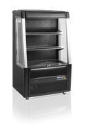 Tefcold Standkühlvitrine ODC90BLACK offen schwarz