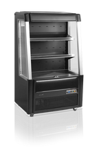 Tefcold Standkühlvitrine ODC90BLACK offen schwarz