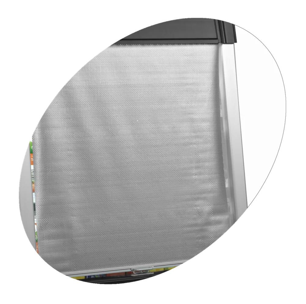 Tefcold Standkühlvitrine ODC90BLACK offen schwarz