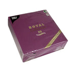 Papstar 50 Servietten ROYAL Collection 1/4-Falz 40 cm x 40 cm lila