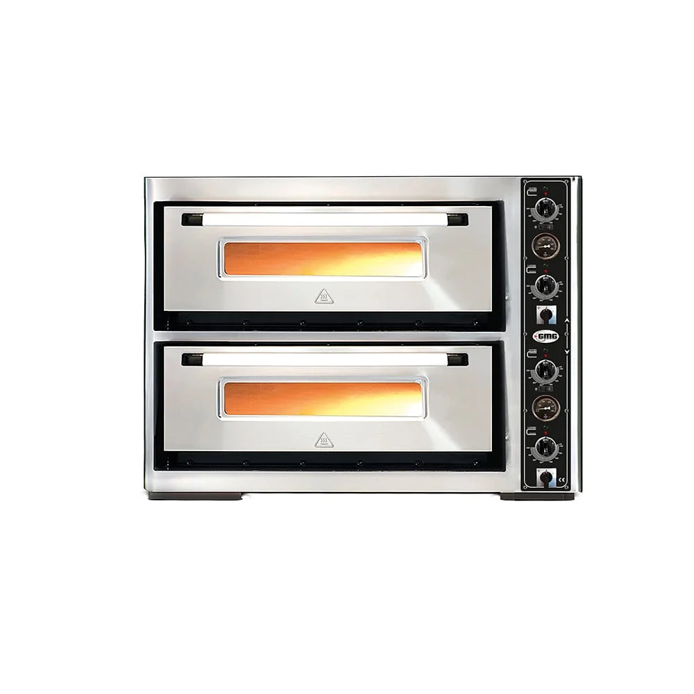 GMG Pizzaofen Classic PF6262DE-T 4 + 4x30cm mit Thermometer