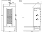 Potis Dönergrill / Gyrosgrill Erdgas GD2