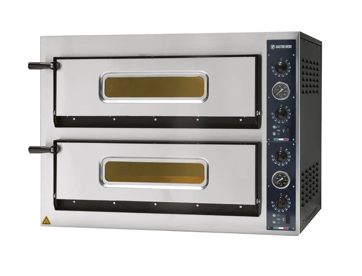 Pizzaofen PROFI PLUS 6+6x36 cm Vollschamott