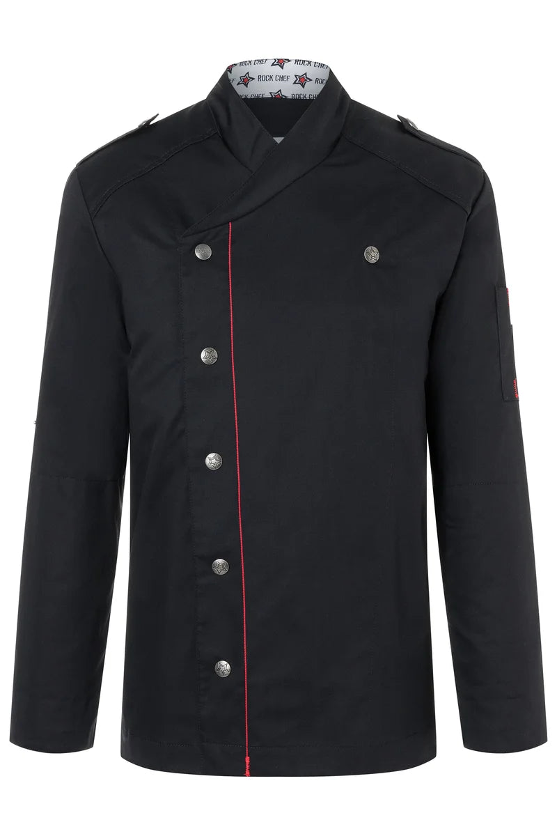 Herrenkochjacke ROCK CHEF®, schwarz, Größe: 54