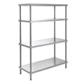 Edelstahl Regal ECO 800x500x1800 mm