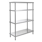 Edelstahl Regal ECO 800x500x1800 mm