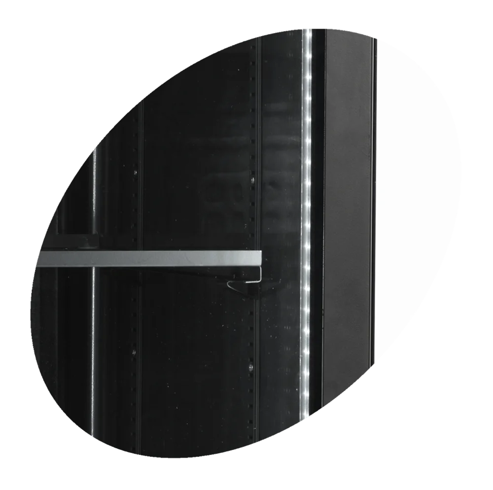 Tefcold Getränkekühlschrank SCU1425H schwarz