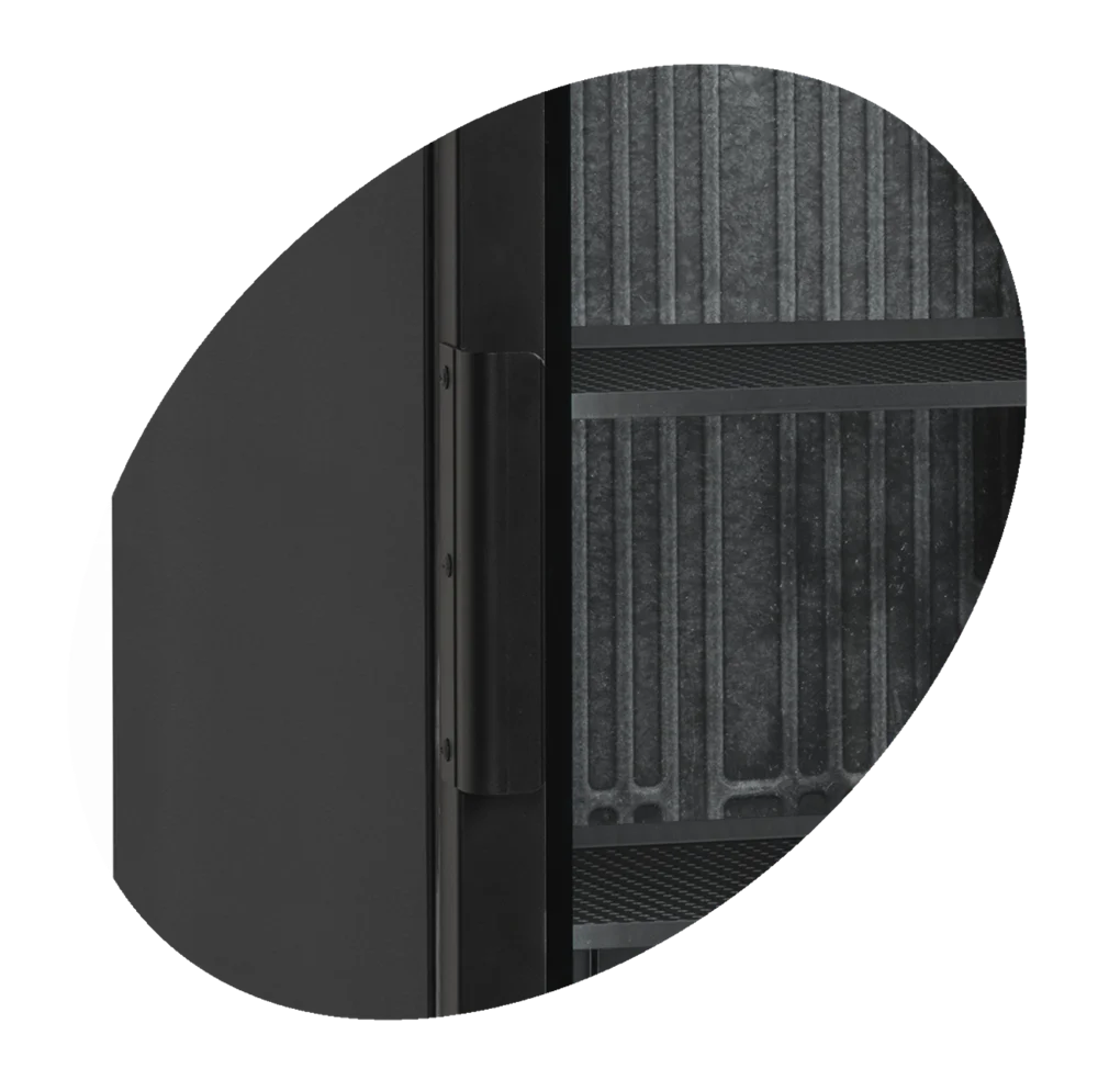 Tefcold Getränkekühlschrank SCU1425H schwarz