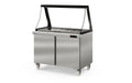 Coreco Saladette US Range 1200 - 2/0 mit Glasaufsatz