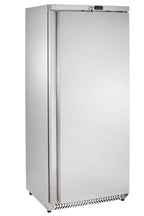 Lagertiefkühlschrank ECO 590 Liter Kühlvolumen, mit 1 Tür, abschließbar, Edelstahl