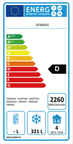 Lagertiefkühlschrank ECO 590 Liter Kühlvolumen, mit 1 Tür, abschließbar, Edelstahl