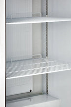 Lagertiefkühlschrank ECO 590 Liter Kühlvolumen, mit 1 Tür, abschließbar, Edelstahl