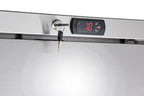 Lagertiefkühlschrank ECO 590 Liter Kühlvolumen, mit 1 Tür, abschließbar, Edelstahl