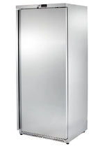Lagertiefkühlschrank ECO 590 Liter Kühlvolumen, mit 1 Tür, abschließbar, Edelstahl