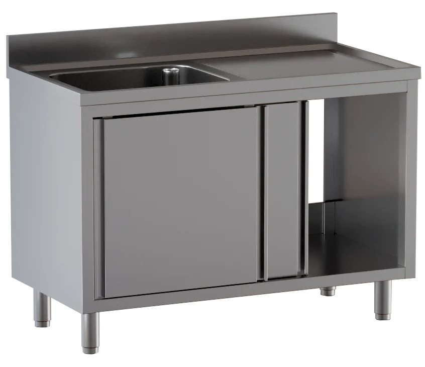 Spülschrank ECO 10x6 mit 1 Becken links