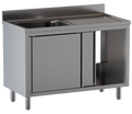 Spülschrank ECO 12x6 mit 1 Becken links