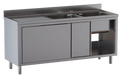 Spülschrank ECO 16x6 mit 2 Becken rechts