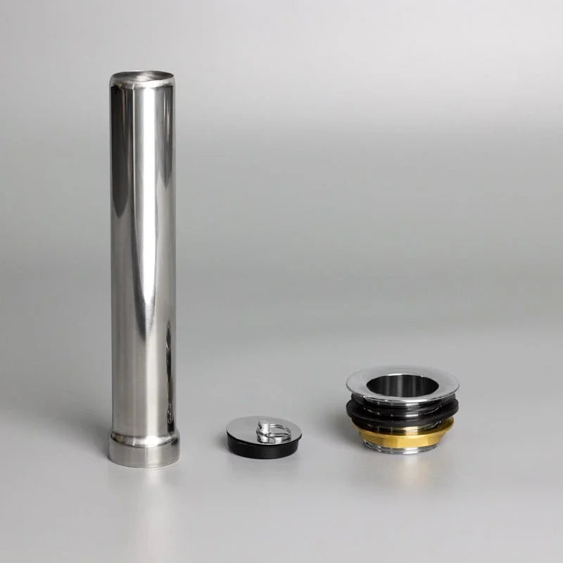 [ET] Ablaufventil aus Metall inklusive Standrohr und Stopfen für Spültische Basic
