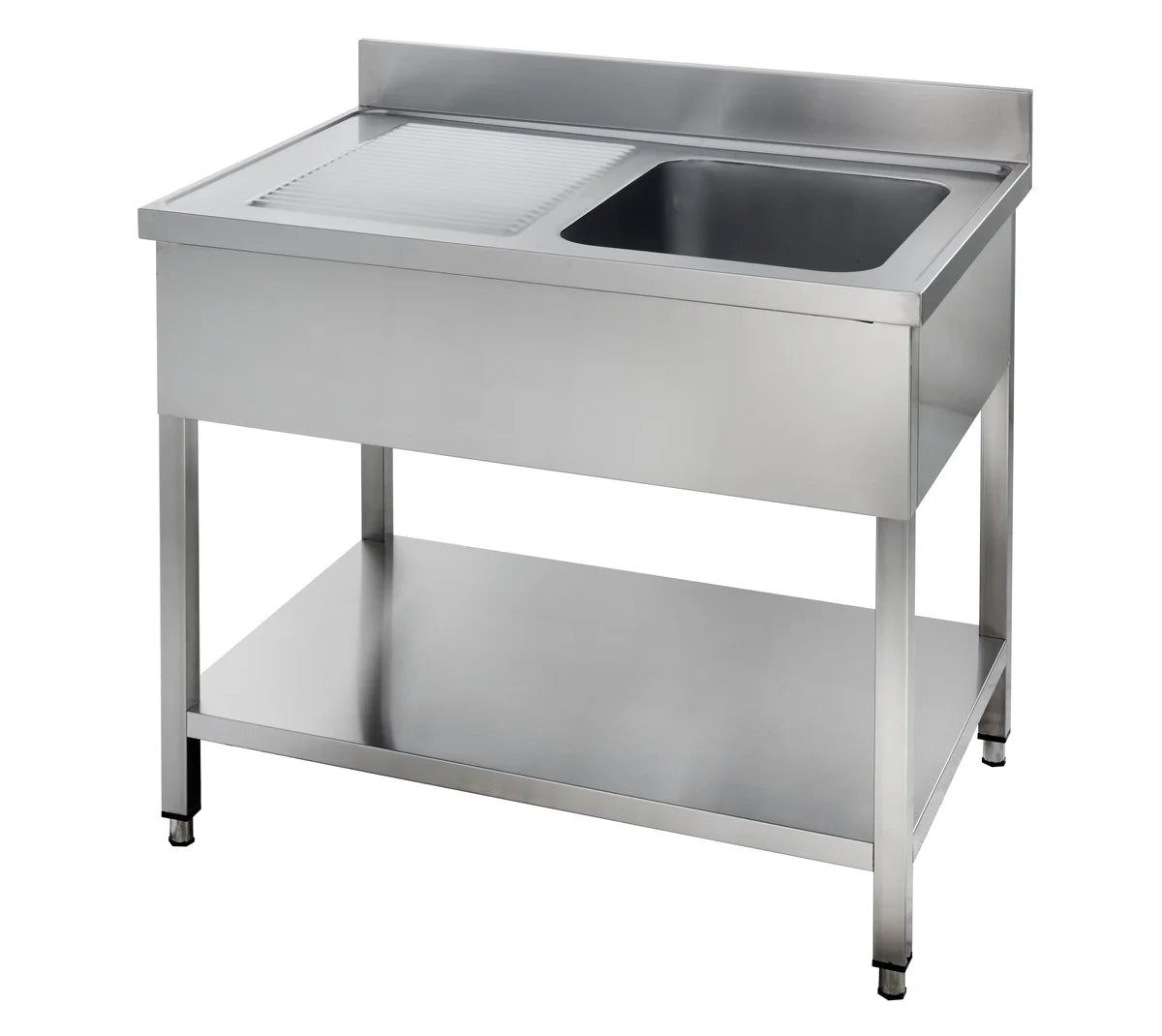 Spültisch Basic 10x7 mit 1 Becken rechts