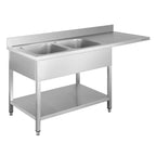 Spülzentrum Basic 16x6 mit 2 Becken links