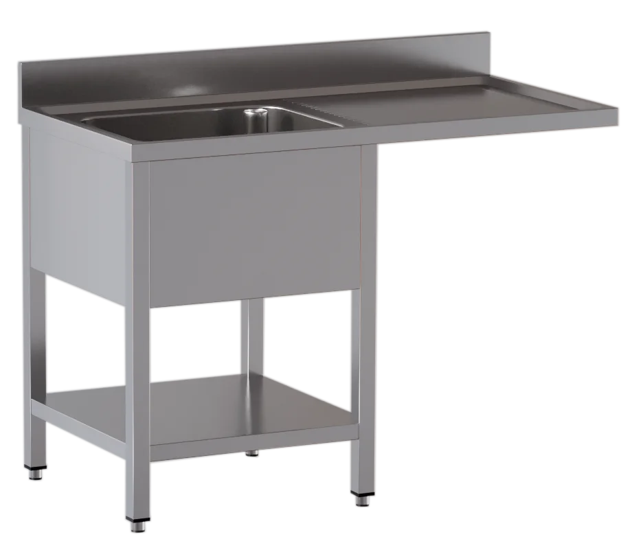 Spülzentrum ECO 12x7 mit 1 Becken links