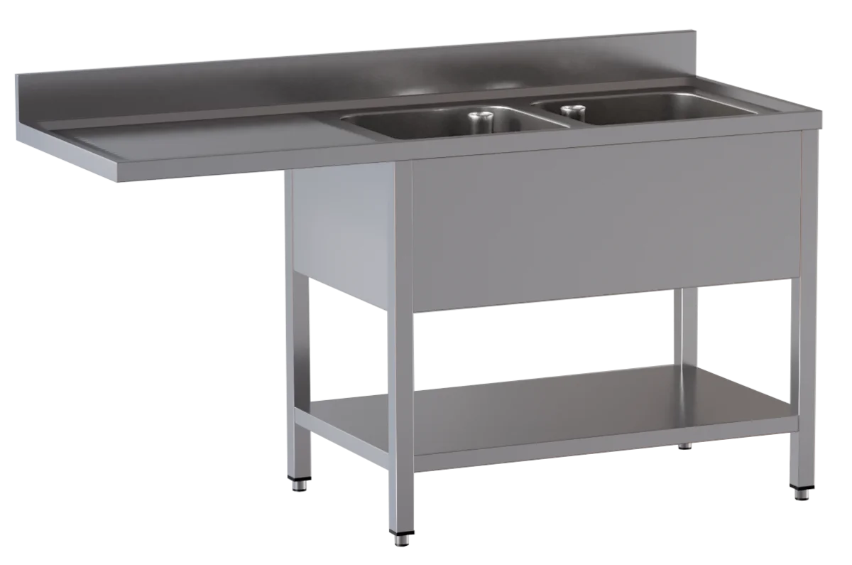 Spülzentrum ECO 18x7 mit 2 Becken Rechts