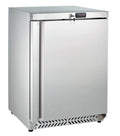 Lagerkühlschrank ECO 170 Liter Kühlvolumen, mit 1 Tür, abschließbar, Edelstahl