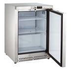 Lagerkühlschrank ECO 170 Liter Kühlvolumen, mit 1 Tür, abschließbar, Edelstahl