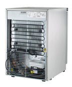 Lagerkühlschrank ECO 170 Liter Kühlvolumen, mit 1 Tür, abschließbar, Edelstahl