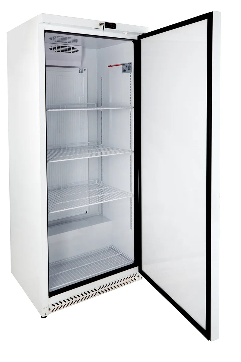 Lagerkühlschrank ECO 380 Liter Kühlvolumen, mit 1 Tür, abschließbar, weiß