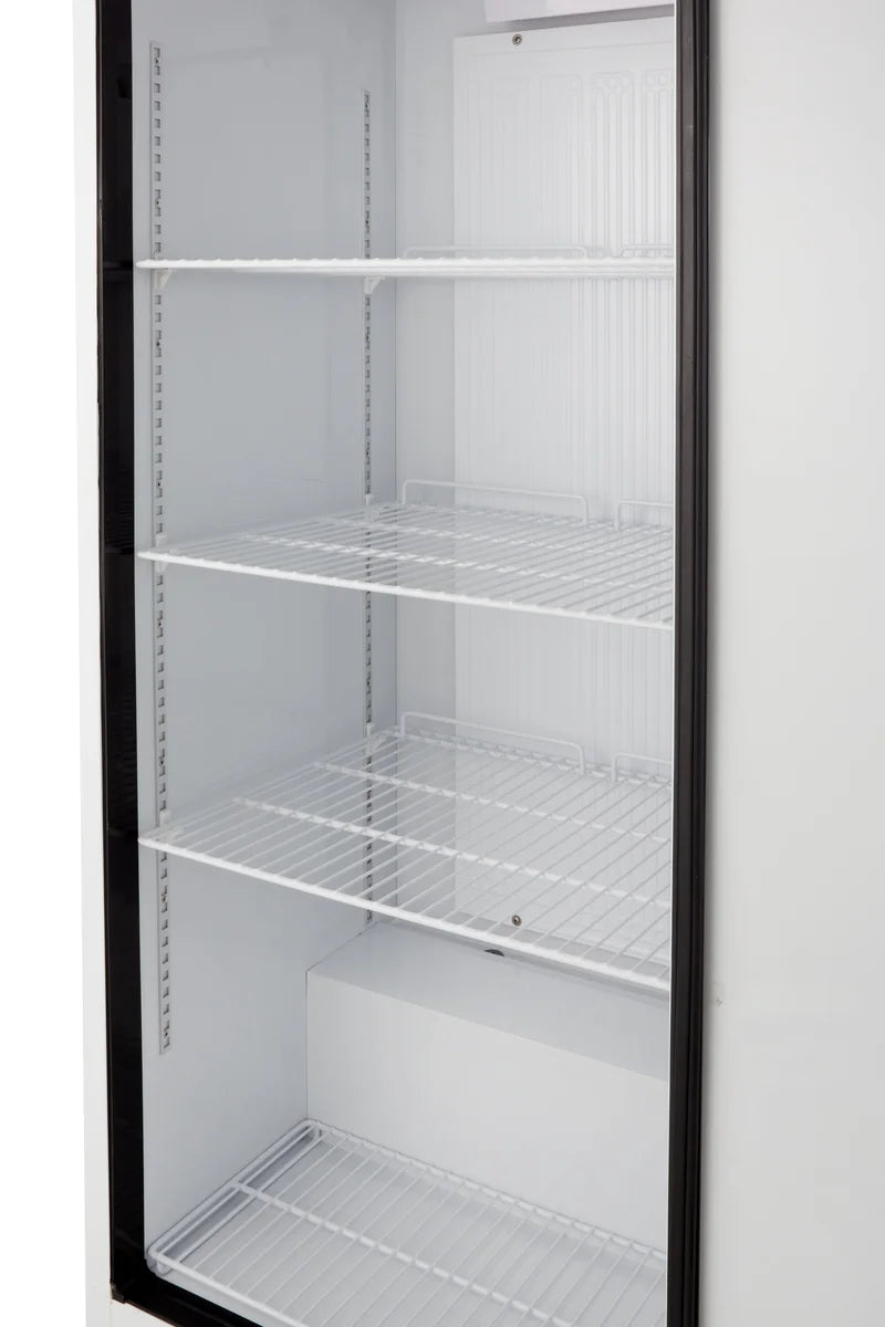 Lagerkühlschrank ECO 380 Liter Kühlvolumen, mit 1 Tür, abschließbar, weiß