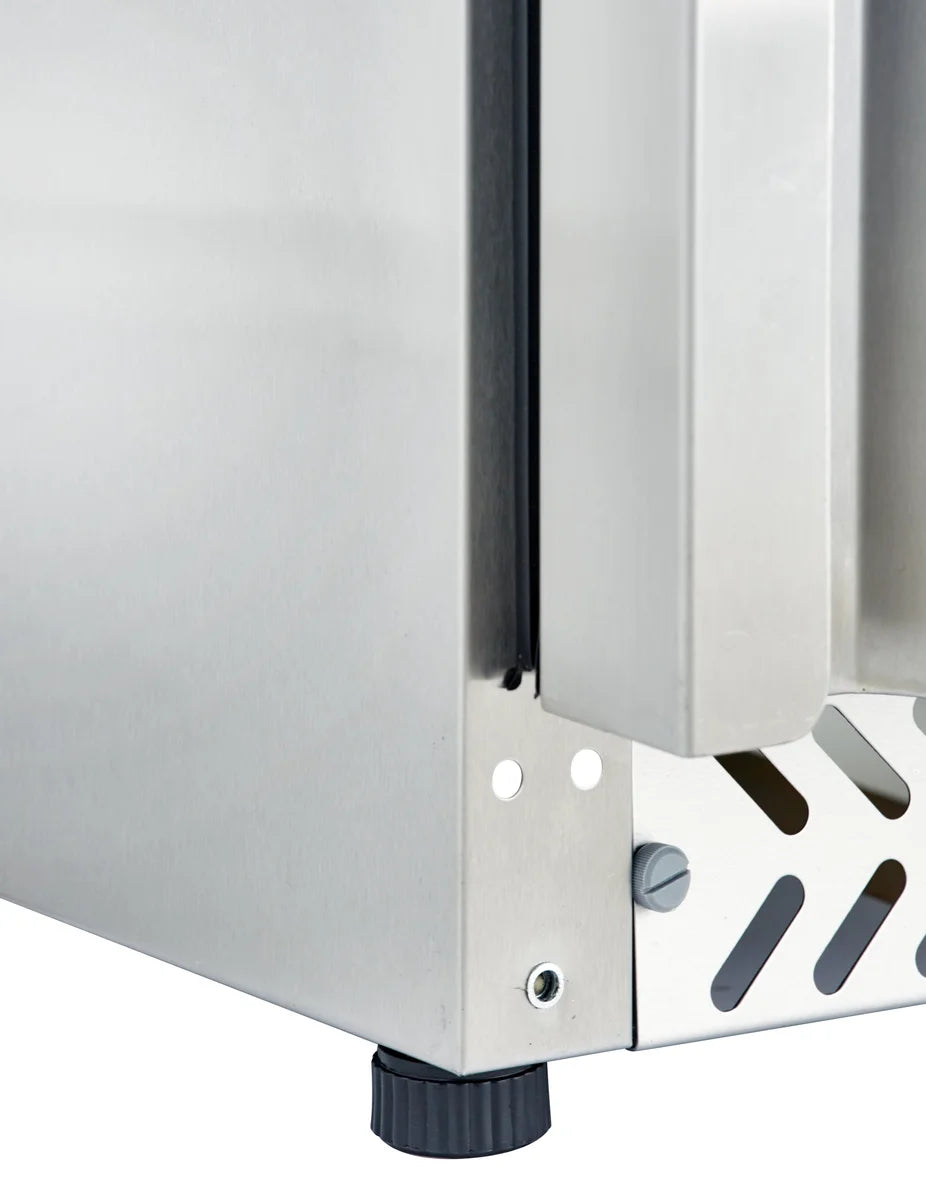 Lagerkühlschrank ECO 380 Liter Kühlvolumen, mit 1 Tür, abschließbar, Edelstahl