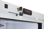 Lagerkühlschrank ECO 590 Liter Kühlvolumen, mit 1 Glastür, abschließbar, LED, weiß