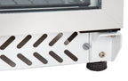 Lagerkühlschrank ECO 590 Liter Kühlvolumen, mit 1 Glastür, abschließbar, LED, weiß