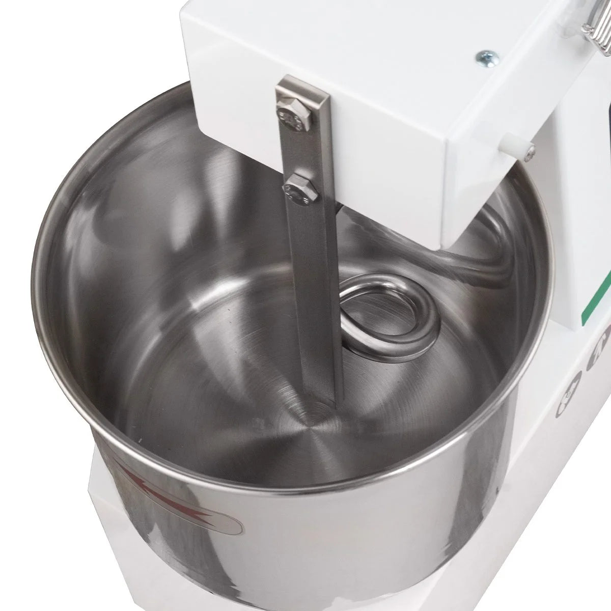 Spiral-Teigknetmaschine PROFI 10 Liter 230V mit Rollen - fester Kopf