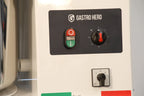 Spiral-Teigknetmaschine PROFI 22 Liter 400V mit Rollen - variabler Kopf und 2 Geschwindigkeiten