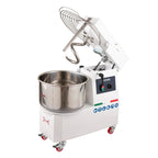 Spiral-Teigknetmaschine PROFI 42 Liter 230V mit Rollen - variabler Kopf