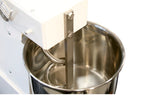 Spiral-Teigknetmaschine PROFI 53 Liter 230V mit Rollen - fester Kopf