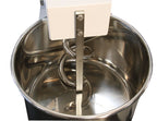 Spiral-Teigknetmaschine PROFI 53 Liter 400V mit Rollen - fester Kopf und 2 Geschwindigkeiten